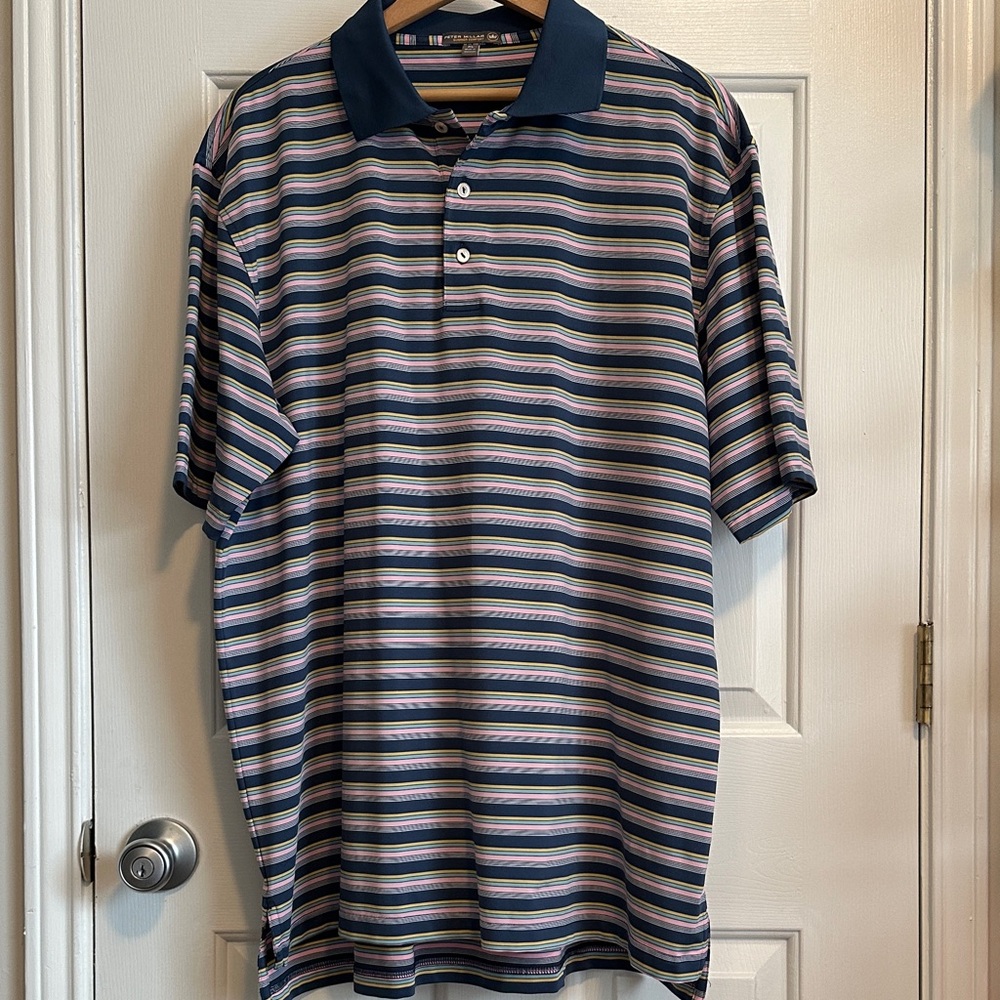 Peter Millar Multicolor Striped Polo Shirt